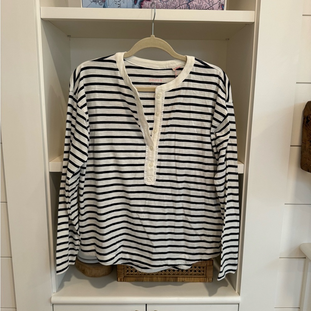 NWT Boden Striped Long Sleeve Top Sz 4